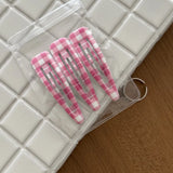 Daiiibabyyy  Fashionable polka dot hairpin pair clip cute girl plaid dripping oil big water drop BB clip