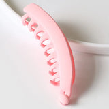 Daiiibabyyy  Simple Solid Color Banana Clip Convenient And Fashionable Hairpin Suitable For Women And Girls Hairpin Hair Accessories