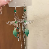 Daiiibabyyy  Super fairy and smart butterfly ear hook new style very fairy temperament earrings