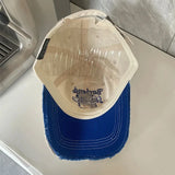 DAIIIBABYYY  -  Punk Letters Embroidery Street Baseball Cap For Men Women Solid Color Snapback Sun Caps Soft Cotton Hip Hop Dad Trucker Hats