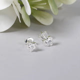 Daiiibabyyy  Mini Colorful Heart Ear Cartilage Piercing Lobe Stud Earring for Women Y2k Accessories Tragus Rook Helix Flat Ear Jewelry KAE312