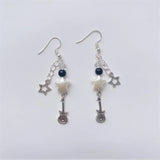 DAIIIBABYYY  -  Star Guitar Charm Earrings,Grunge,Y2K Fairy core Earrings ,Aesthetic Star Drop Earrings,2022 New Trendy Women Jewelry Gifts