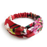 Daiiibabyyy  New Fashion Women Summer Style Print Headbands Bohemian Girl Cross Turban Bandage Bandanas Hairbands Hair Accessories