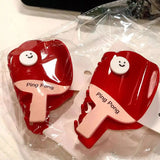 Daiiibabyyy  1pc Table tennis racket, shark clip, hair clip, sports hair accessory, headwear, hair clip, cute hair clip
