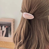 DAIIIBABYYY  -  1/5pcs New High-end Spring Clip Korean France Acetate Ponytail Clip Hair Clip for Women Straight Clip