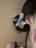 Daiiibabyyy  1PC Butterfly Dream Super Fairy New Chinese Retro Heat Shrink Butterfly Hair Clip Niche Design Temperament Hanfu Side Clip
