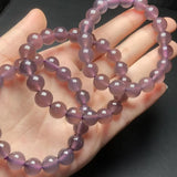 DAIIIBABYYY  -  Natural Violitde Bracelet Jewelry For Woman Man Fengshui Healing Wealth Beads Crystal Gift 1pcs 10MM