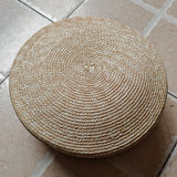 Daiiibabyyy  Fashion Summer Flat Beret Straw Hat Women's Sun Hat Circle Concave Top Beach Hat Church Derby Party