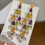 New Resin Tassel Earrings for Women Jewelry