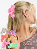 Daiiibabyyy  Flower Korean Hair Claw Women Simple Acetic Acid Hair Crab Hairpin Fashion Hair Accessories Festival Gift Shark Clip Headwear