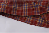 DAIIIBABYYY  -  Sweet Girl French Retro Plaid Bow Lace-up Sleevelss Shirts Women's Summer Loose Casual Slimming Pullover Tops Female Clothing