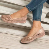 Daiiibabyyy  Summer Women Sandals Wedges Orthopedic Hollow Out Ladsies Casuasl Shoes Slip On Vintage Female Sandals Chaussure Femme