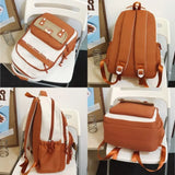 Daiiibabyyy  New Korean Style Travel Backpack Large Capacity Multi-pockets Student School Bag Waterproof Laptop Backpack Daily Use