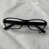 Daiiibabyyy  Y2K Crying Tears Teardrop Glasses Frame Unisex Retro Anime Cosplay Accessory Fashion Eyewear Costume Props for Makeup Party Gift