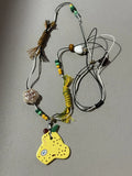 Daiiibabyyy  Cute cartoon fruit rope hand woven necklace for girls' birthday gift adjustable