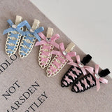 DAIIIBABYYY  -  Ballet Ribbon Seamless Hairpin Side Bangs Clip Seamless Hairpin Female Bow Top Clip Seamless Clip Headdress