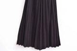 Daiiibabyyy  Corset Dress Women Pleated Vests Long Dresses For Women Sleeveless Office Party Dress Ruched Midi Evening Dresses 82N4