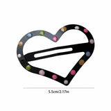DAIIIBABYYY  -  New Retro Colorful Polka Dot Star Hair Clips for Girls Kids Korean Y2k Sweet Cute Girl Hairpin BB Clip Hair Accessories