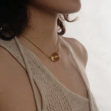 Daiiibabyyy  Vintage Bohemian Handwoven Double Layer Natural Stone Crystal Adjustable Design Necklace For Women Girls Fashion Jewelry