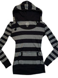Daiiibabyyy  Autumn Y2k Fairy Grunge Pullover Hoodie Striped Print Hoodies Female Sweatshirts Women Hooded Fairycore Aesthetic Harajuku Tops