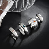 Daiiibabyyy  3/4Pcs Personalized Toe Ring Set Women Silver Color Rhinestone Inlaid Open Foot Rings Trendy Punk Vacation Jewelry Accessories