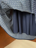 DAIIIBABYYY  -  French Lace Polyester Fiber Patchwork Dress, Summer V-neck, Elegant Polka Dot, Waistband, Slimming Long Skirt