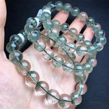 DAIIIBABYYY  -  12MM Natural Green Garden Quartz Bracelet Fashion Stone Rare Clear Round Beads High-Quality Jewelry Gift 1pcs