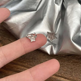 Daiiibabyyy  Fashion Silver Color Star Ear Clip for Women Simple Metal Geometric Star Ear Bone Clip Earrings Party Jewelry