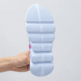 Daiiibabyyy  Flower Breathable Knitted Flats Women Autumn Comfort Soft Sole White Sneakers Woman Slip-On Flat Heels Platform Sport Shoes