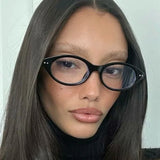 Daiiibabyyy  New Women Outdoor Retro Sunshade Glasses Anti Blue light Trendy Women's Eyewear Protecting Retro Computers Eyeglasses
