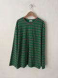 DAIIIBABYYY  -  American Loose Tops Contrast Color Stripes Long Sleeve T-shirt Y2k Women Clothing Harajuku Streetwear Tees Ropa De Mujer
