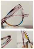 Daiiibabyyy  New Sexy Cat Eye Glasses Women Anti Blue Light Transparent Eyewear Brand Designer Computer Reading Eyeglasses Optical Frame Ocul