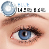 Daiiibabyyy  1 Pair Cosmetic Color Lens Korea Cosplay Big Eyes Contact Lens Diameter Large Pink Lens