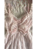 Daiiibabyyy  New Japanese Sweet Sexy Lace 2 Piece Set Chic Y2k Fairy Strap Dresses + Cardigan Korean Style Fashion High Street Retro Outfits