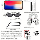 Daiiibabyyy  Sexy Small Oval Women's Sunglasses 2025 New Fashion Leopard Brown Hot Sun Glasses Female Retro Colorful Shade Eyeglass