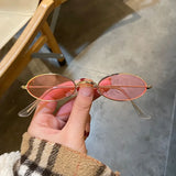 DAIIIBABYYY  -  New Unisex Retro Small Frame Oval Sunglasses Fashion Design Sun Glasses Summer Vintage Shades Eyeglasses Women's fashion glasses