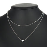 DAIIIBABYYY  -  New Minimalist Clavicle Necklaces for Women Tiny Heart Love Necklaces Dainty Fashion Jewelry Beach Summer Collares Choker