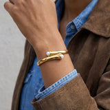 Daiiibabyyy  Classic Devil's Eye Stainless Steel Gold Plated Bracelets for Women Men Wave Twisted Stacking Bangles Wedding Party Jewelry
