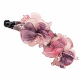 Daiiibabyyy  New Anti-Slip Banana Clip Retro Style Elegant Rose Twist Clip Handmade Ponytail Clip For Women