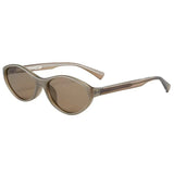 Daiiibabyyy  Material Polarized Men Sun Glass Oval Shape UV400 Protection Sunglasses for Men Korean Style Trendy Female Sunglass