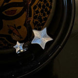 Daiiibabyyy  Fashion Silver Color Star Ear Clip for Women Simple Metal Geometric Star Ear Bone Clip Earrings Party Jewelry