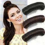 Daiiibabyyy  Wig Cushion Stable Hair Roots Volumizing Fiber Insert Comb Invisible Fluffy Hair Pad Female Heightening Artifact Hairstyle Tool