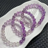 DAIIIBABYYY  -  8MM Natural Gradient Amethyst Bracelet Fashion Healing Personalized For Men Women Gemstone Jewelry Lovers Gift 1PCS