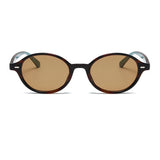 Daiiibabyyy  Retro Small Oval Sunglasses Women Men Rivets Shades Fashion Eyewear Luxury Sun Glasses UV400  Female