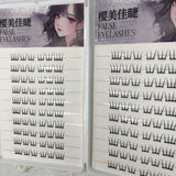 Daiiibabyyy  DIY Fashion Lash Extensions Glue-free Korean Style Girl Group lash Segemented Natural Long False Eyelash Self Sticking Eyelashes