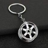 DAIIIBABYYY  -  Exquisite Car Speed Gearbox Metal Keychain Pendant For Men Key Chain Accessories Gear Head Refitting Hub Engine Fashion Keyring