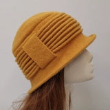 Daiiibabyyy  Women's Simple Wool Beanie Winter Hat Ladies Warm Knitted Slouchy Soft Chunky Ribbed Cuffed Cap for Women Girls