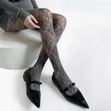 Daiiibabyyy  Sexy Slim Y2k Body Stockings Pantyhose Women Lingerie Women Tights Hollow Out Sexy Lace Mesh Fishnet Stockings Pantyhoses Tights