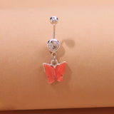 DAIIIBABYYY  -  Fashion Crystal Belly Button Piercing Gold Color Sexy Body Jewelry for Women Belly Navel Ring