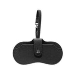 DAIIIBABYYY  -  Litchi Leather Glasses Storage Bag Hanging PU Leather Sunglasses Reading Glasses Box Pressure Resistant Portable Eyewear Holder
